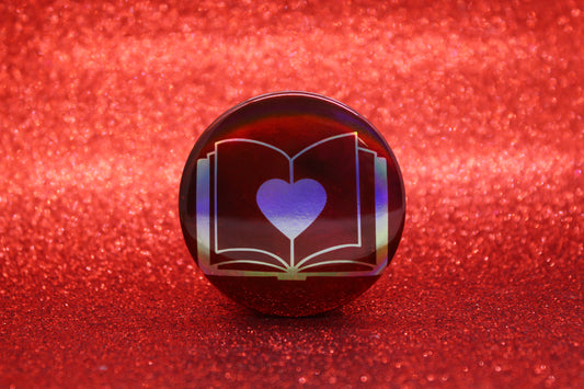Empath Ability Button Pin | Keeper of the Lost Cities Inspired Badge | Holographic Bookish Pin (Copy) (Copy) (Copy) (Copy)