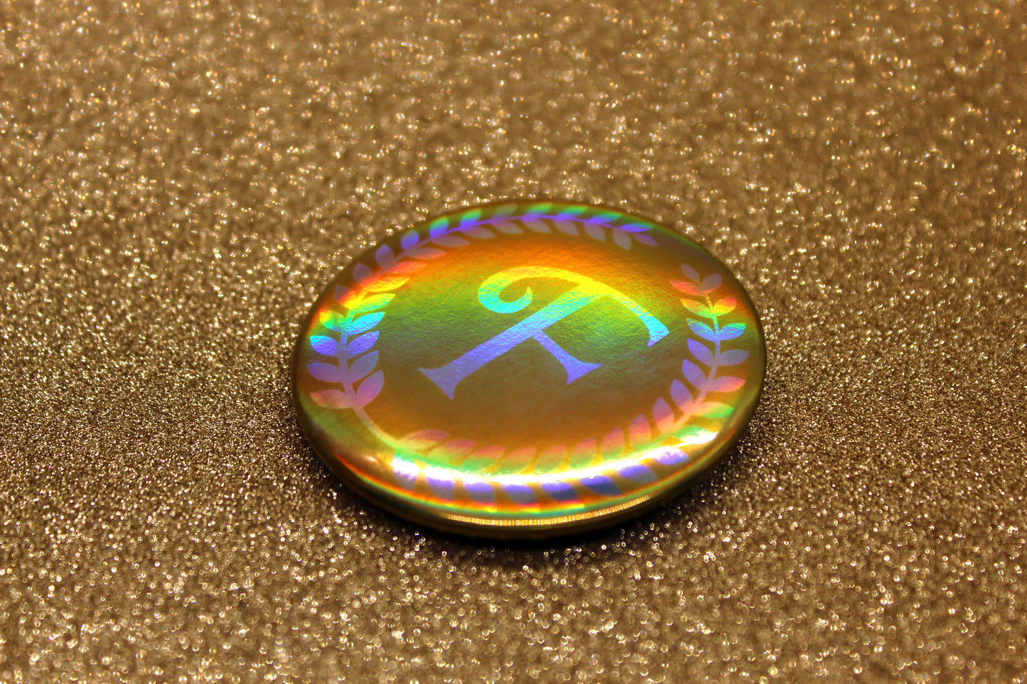 Foxfire Academy Button Pin | Keeper of the Lost Cities Inspired Badge | Holographic Bookish Pin