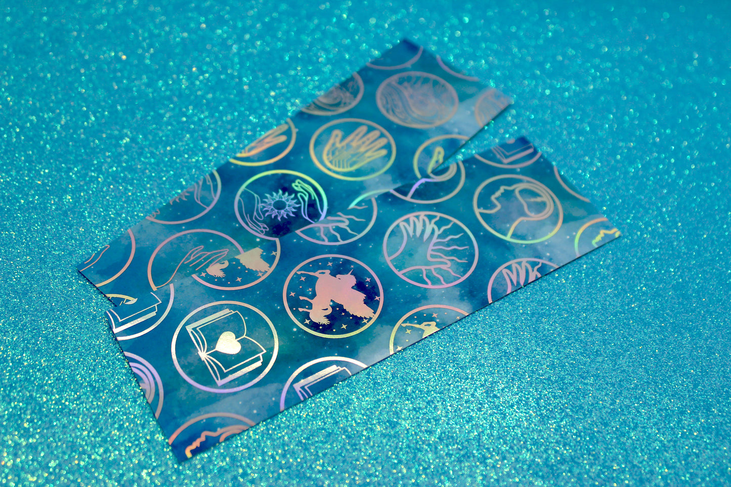 Keeper of the Lost Cities Bookmark | Exillium Ability Badges | Holographic Foil | KOTLC Inspired Gift for Readers | Double-Sided Bookmark