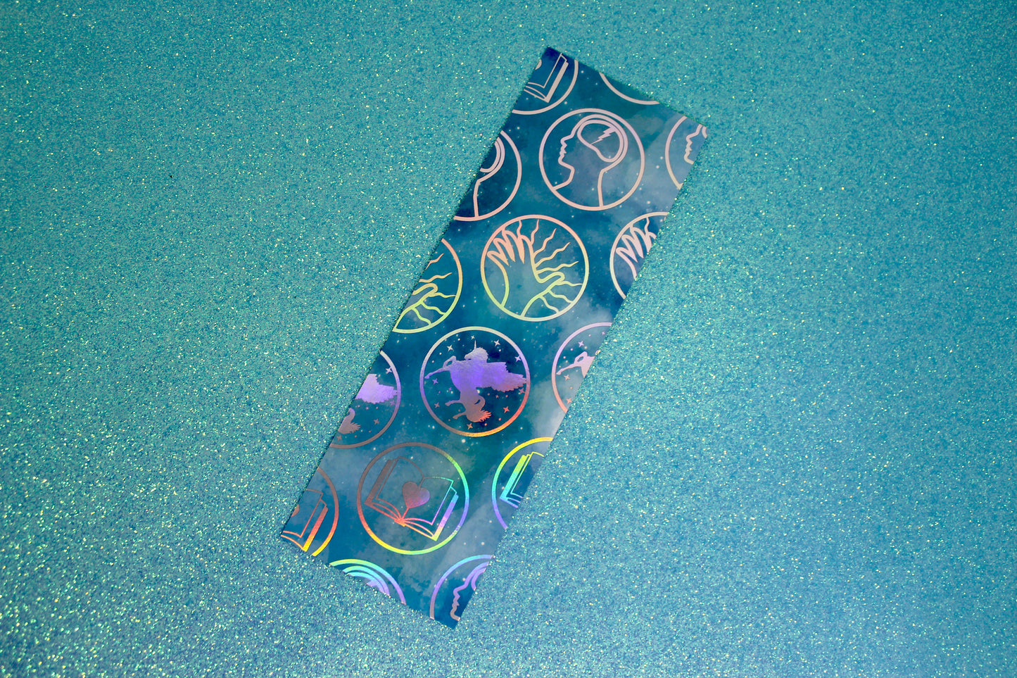 Keeper of the Lost Cities Bookmark | Exillium Ability Badges | Holographic Foil | KOTLC Inspired Gift for Readers | Double-Sided Bookmark
