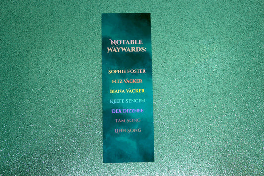Keeper of the Lost Cities Exillium inspired Holographic Foil Bookmark | KOTLC Double-Sided | Bookish Gift for Fantasy Readers