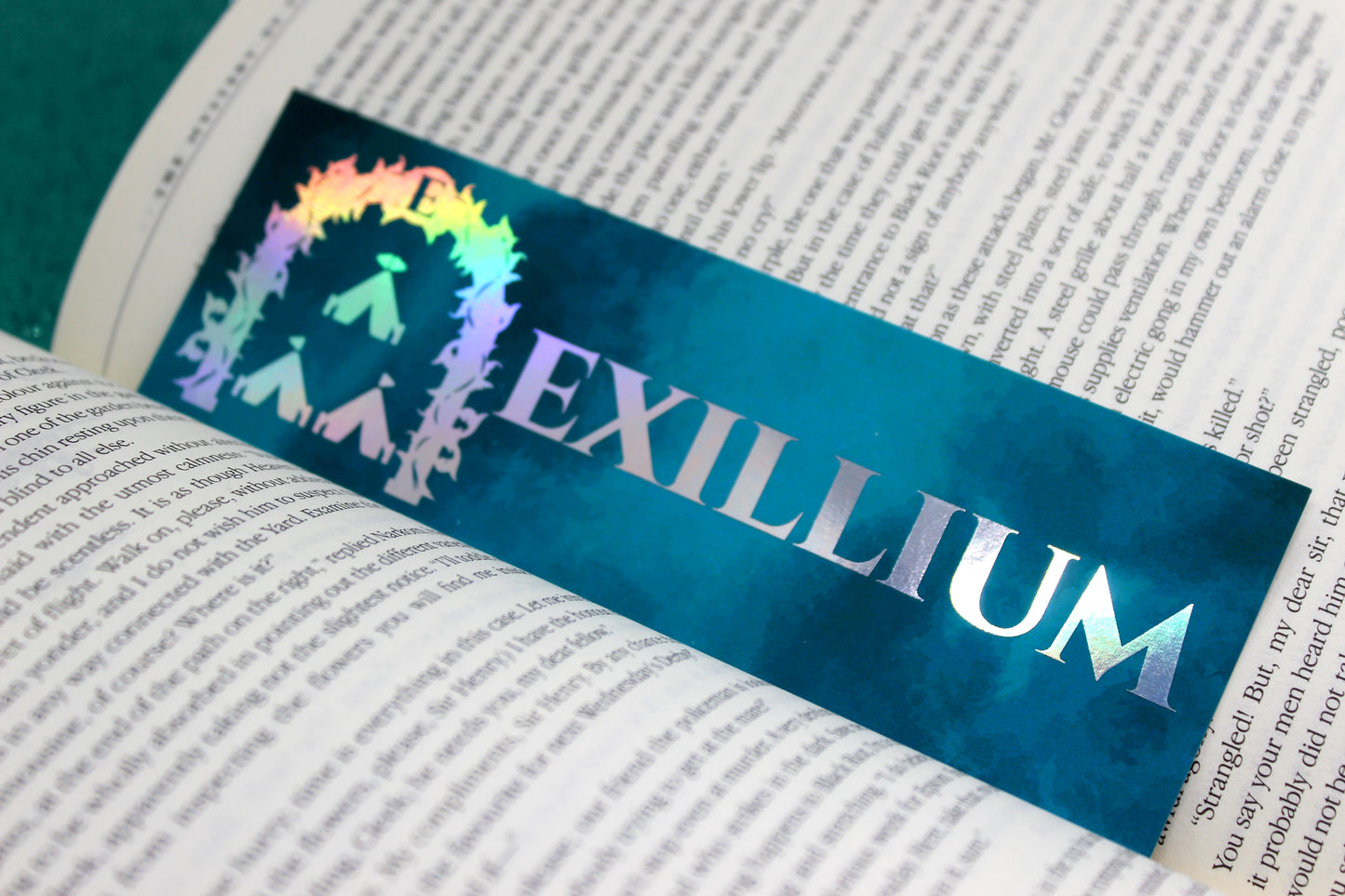 Keeper of the Lost Cities Exillium inspired Holographic Foil Bookmark | KOTLC Double-Sided | Bookish Gift for Fantasy Readers