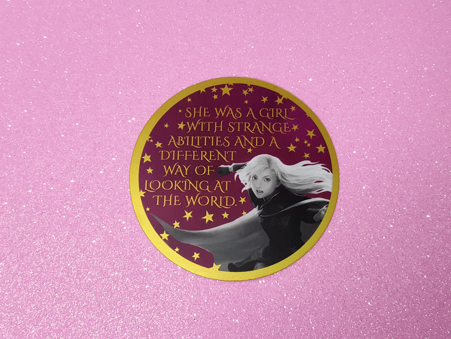 Keeper of the Lost Cities bookish quote waterproof vinyl mirror sticker