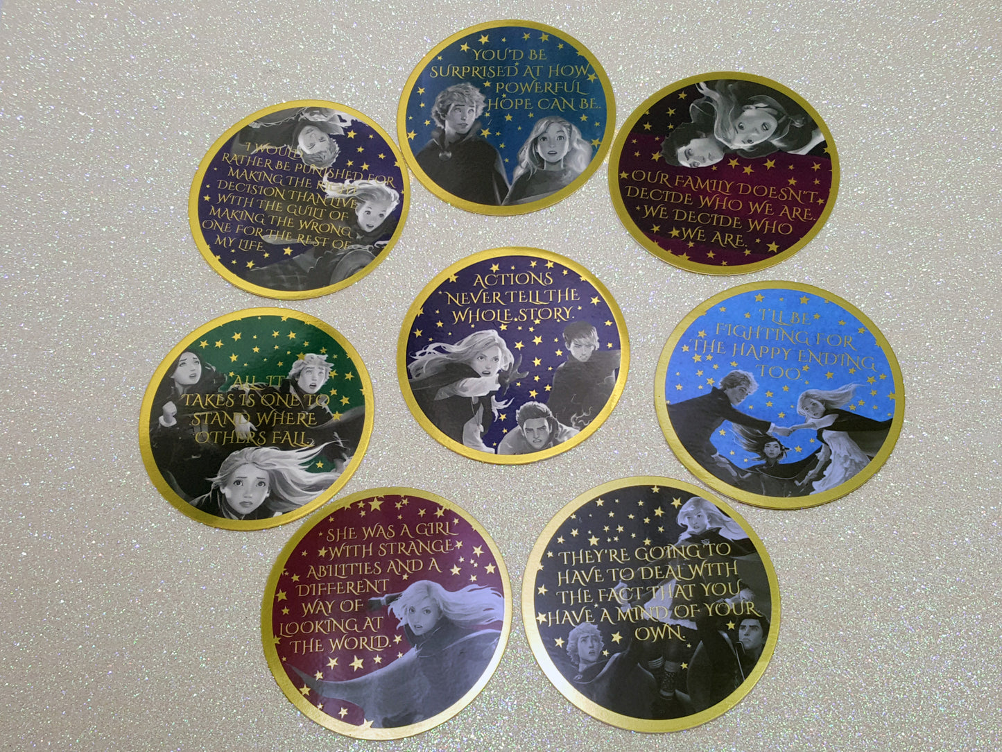 Keeper of the Lost Cities bookish quote waterproof vinyl mirror sticker