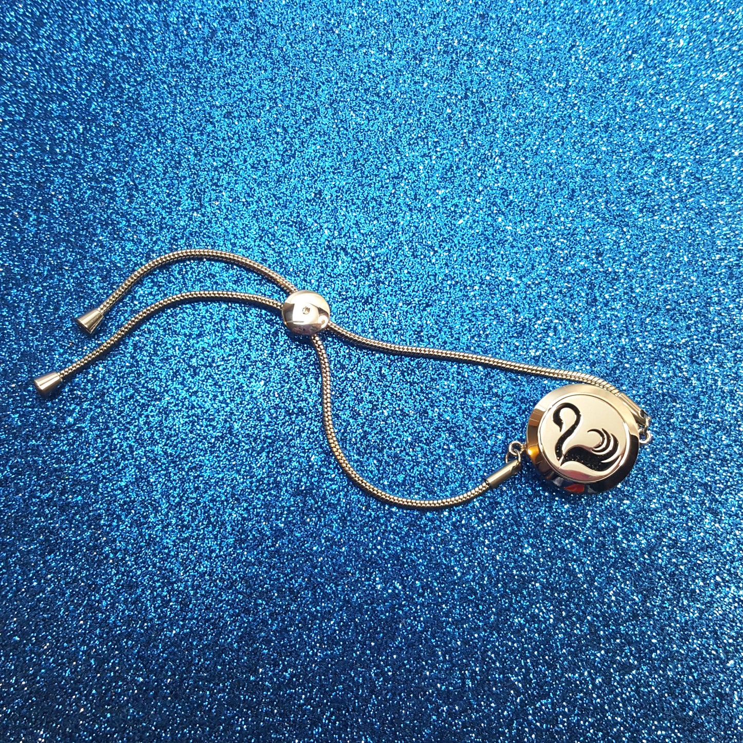 Black Swan inspired bookish oil diffuser bracelet