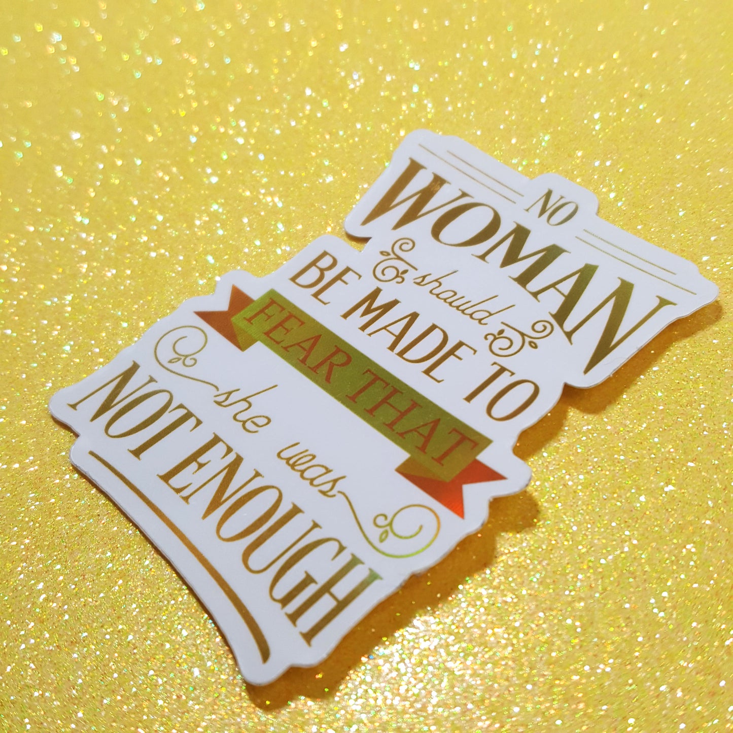 Priory of the Orange Tree inspired bookish vinyl holographic sticker