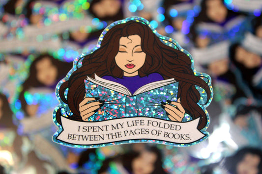 Shatter Me Bookish Glitter Sticker – Juliette Quote Waterproof Vinyl