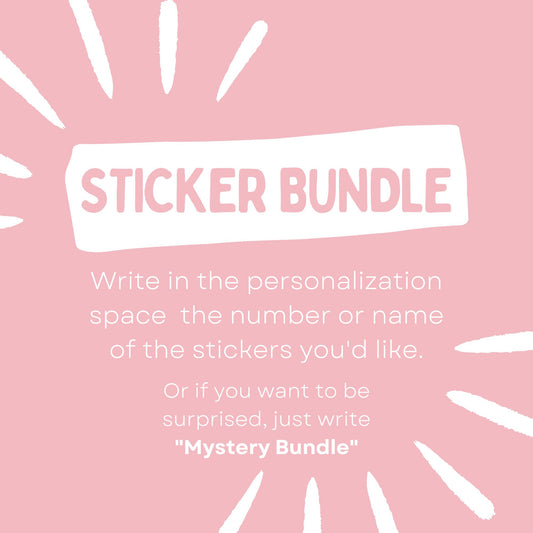 Bookish Sticker Bundle – Pick Your Own | Waterproof & Holographic