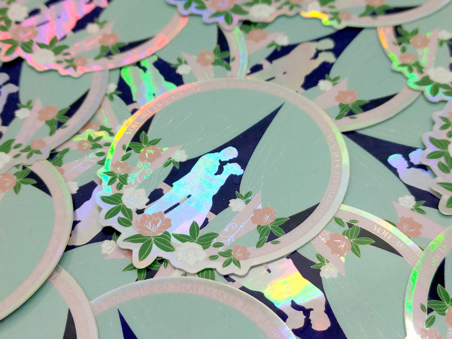 The Selection inspired holographic vinyl sticker