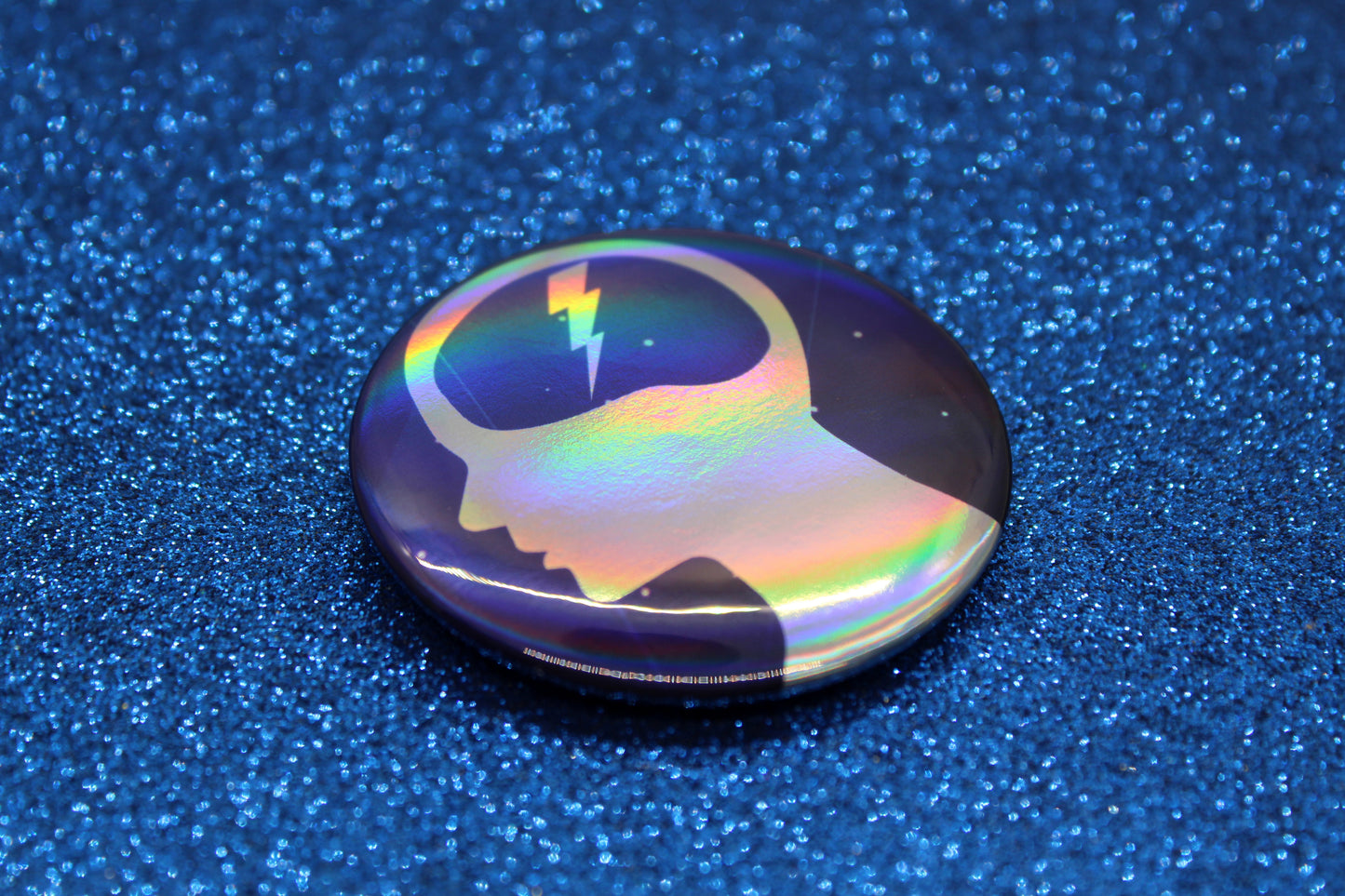 Telepath Ability Button Pin | Keeper of the Lost Cities Inspired Badge | Holographic Bookish Pin
