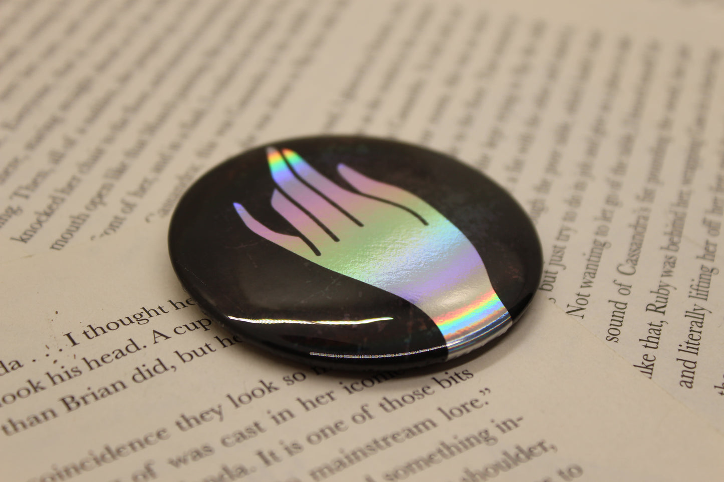 Inflictor Ability Button Pin | Keeper of the Lost Cities Inspired Badge | Holographic Bookish Pin (Copy)