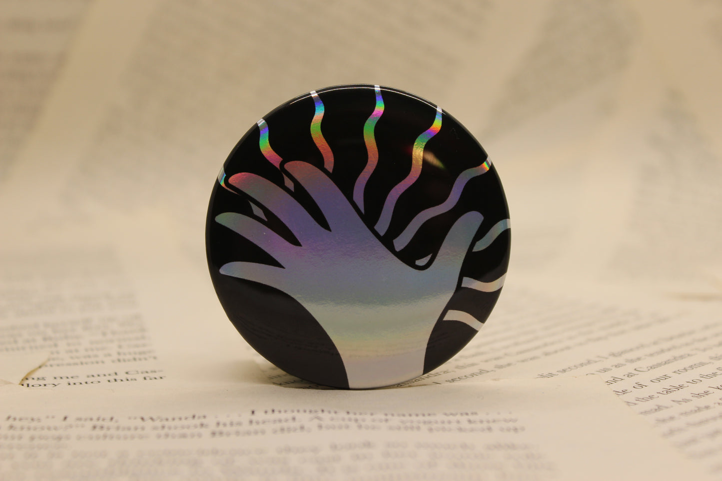 Shade Ability Button Pin | Keeper of the Lost Cities Inspired Badge | Holographic Bookish Pin (Copy) (Copy)