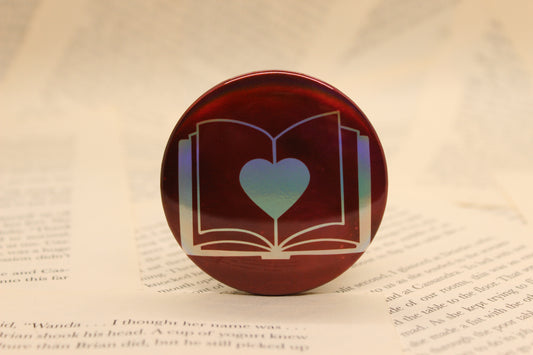 Empath Ability Button Pin | Keeper of the Lost Cities Inspired Badge | Holographic Bookish Pin (Copy) (Copy) (Copy) (Copy)