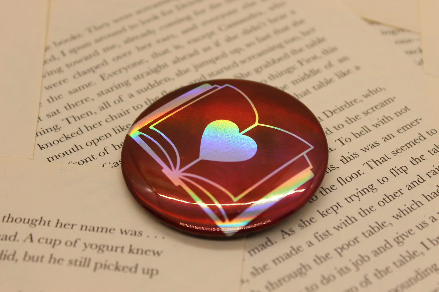 Empath Ability Button Pin | Keeper of the Lost Cities Inspired Badge | Holographic Bookish Pin (Copy) (Copy) (Copy) (Copy)