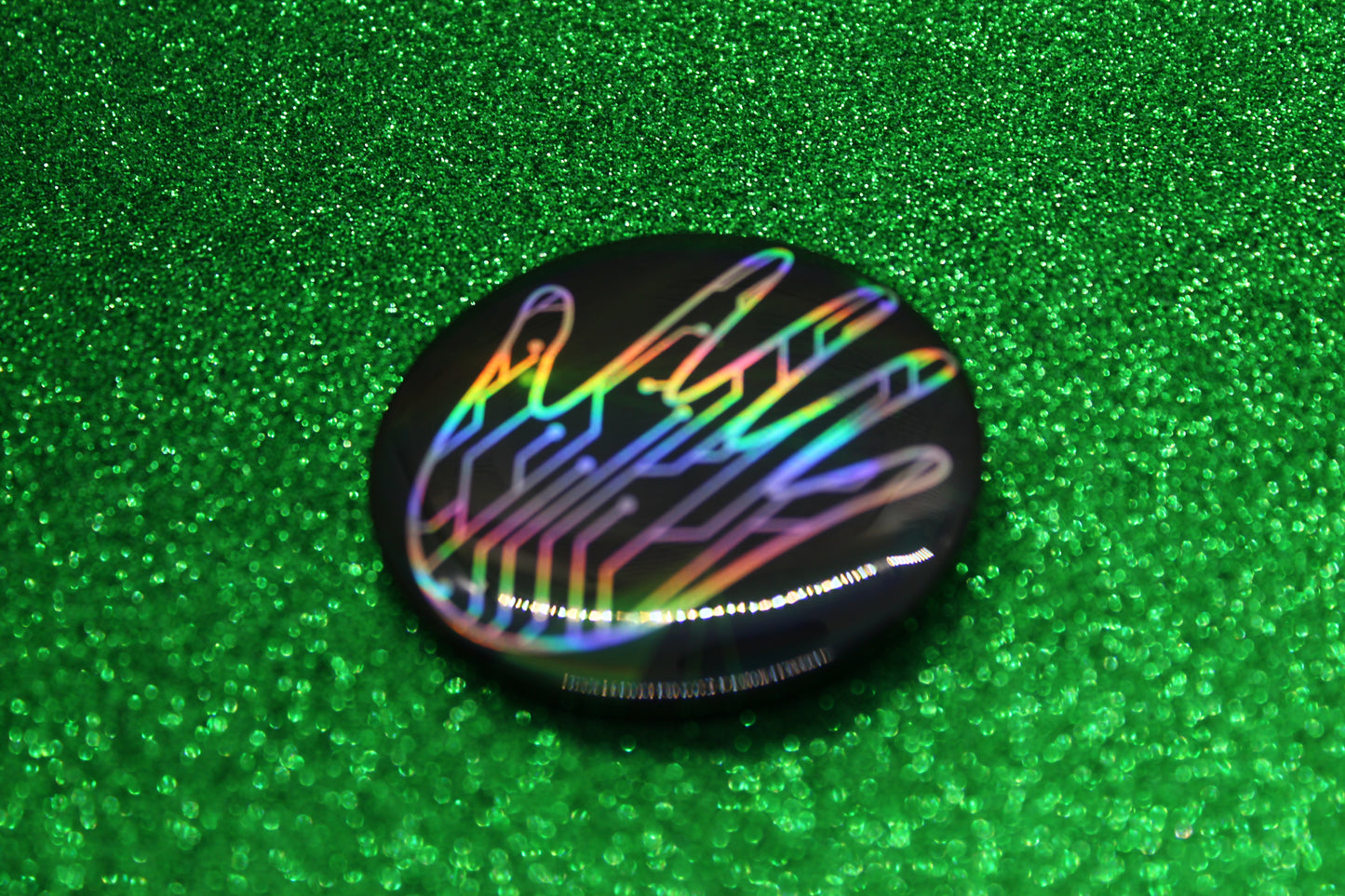 Technopath Ability Button Pin | Keeper of the Lost Cities Inspired Badge | Holographic Bookish Pin (Copy) (Copy) (Copy) (Copy) (Copy)