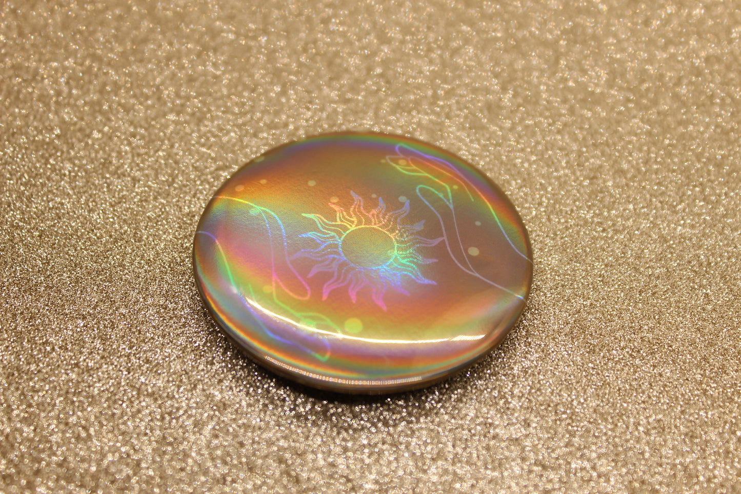 Flasher Ability Button Pin | Keeper of the Lost Cities Inspired Badge | Holographic Bookish Pin (Copy) (Copy) (Copy) (Copy) (Copy) (Copy)