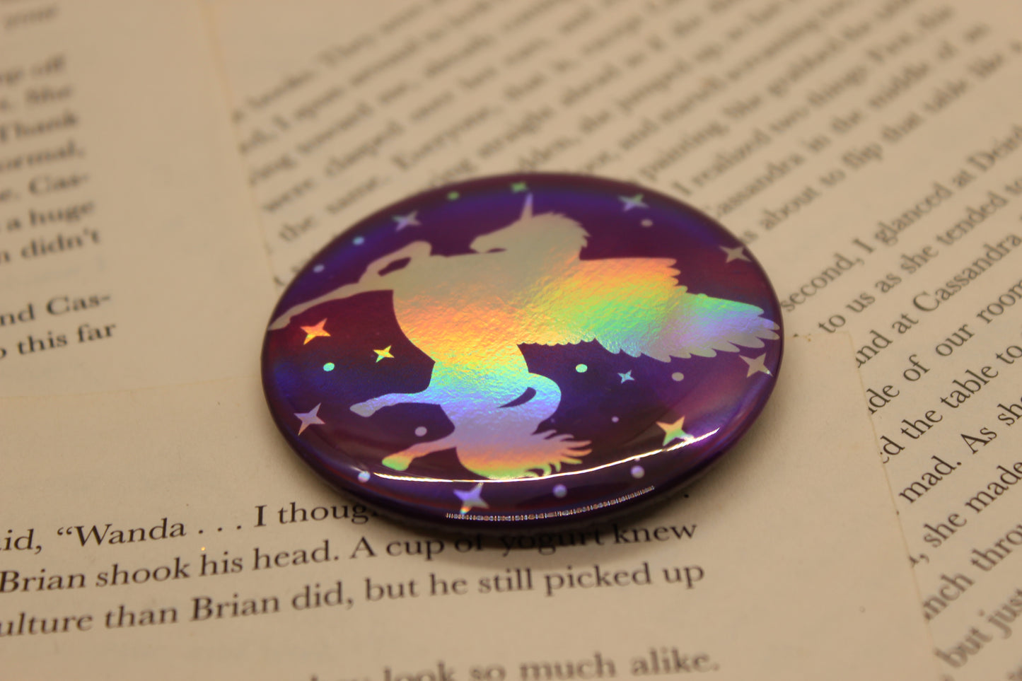 Teleporter Ability Button Pin | Keeper of the Lost Cities Inspired Badge | Holographic Bookish Pin (Copy) (Copy) (Copy) (Copy) (Copy) (Copy) (Copy)