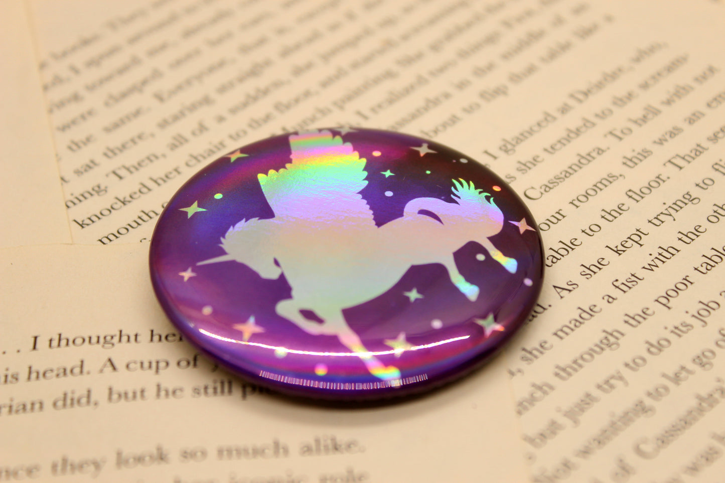 Teleporter Ability Button Pin | Keeper of the Lost Cities Inspired Badge | Holographic Bookish Pin (Copy) (Copy) (Copy) (Copy) (Copy) (Copy) (Copy)