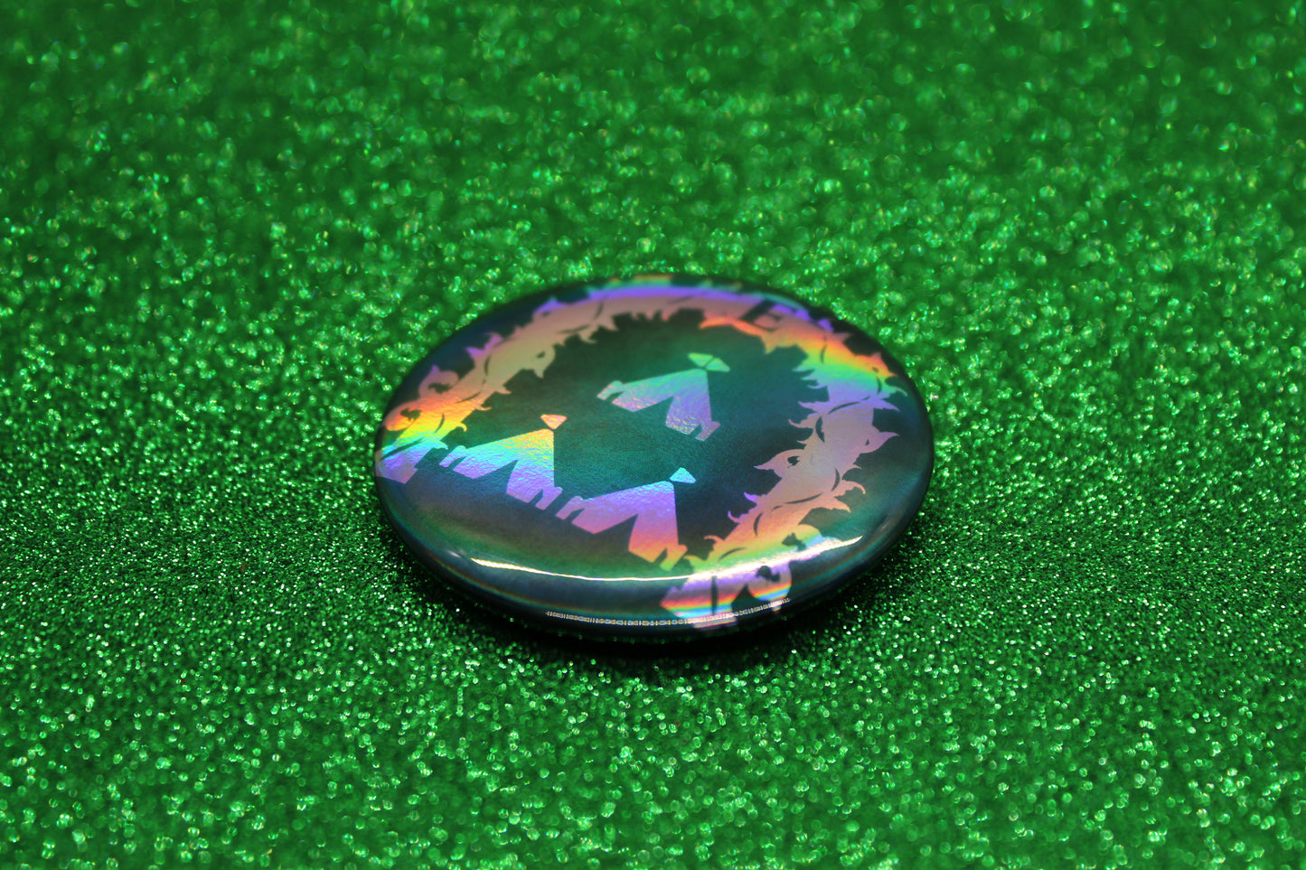Exillium School Button Pin | Keeper of the Lost Cities Inspired Badge | Holographic Bookish Pin