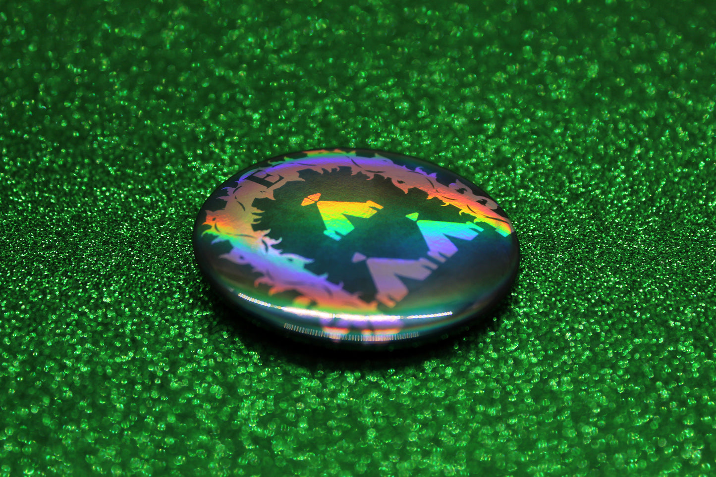 Exillium School Button Pin | Keeper of the Lost Cities Inspired Badge | Holographic Bookish Pin