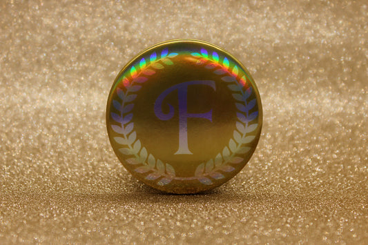 Foxfire Academy Button Pin | Keeper of the Lost Cities Inspired Badge | Holographic Bookish Pin