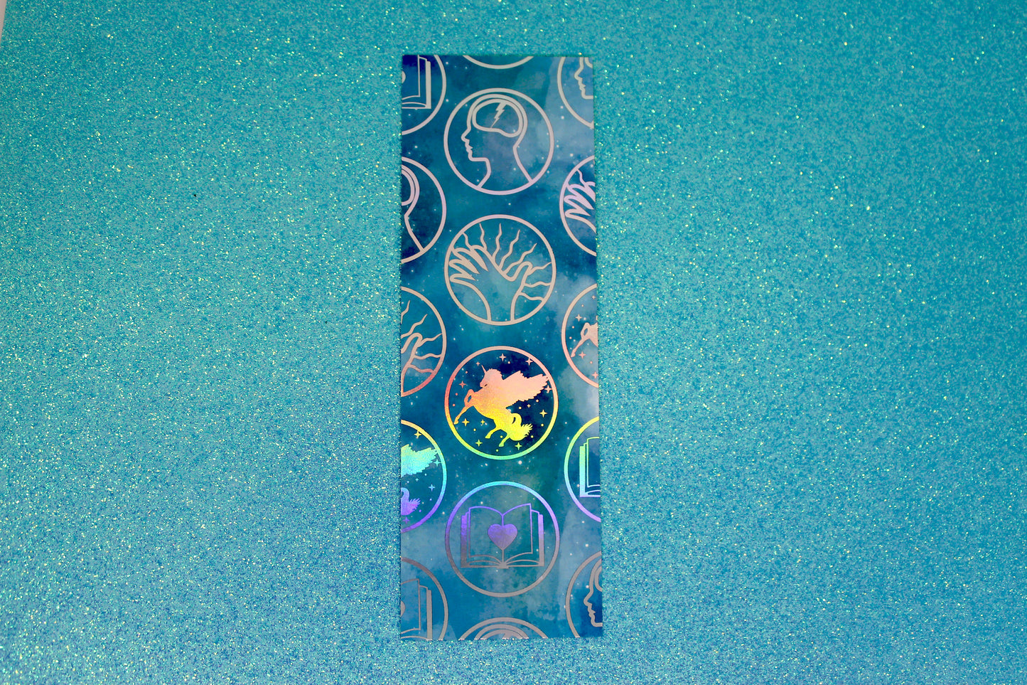 Keeper of the Lost Cities Exillium inspired Holographic Foil Bookmark | Double-sided bookmark | KOTLC