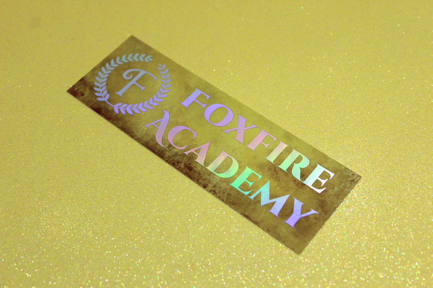 Keeper of the Lost Cities Foxfire Academy inspired Holographic Foil Bookmark | Double-sided bookmark | KOTLC