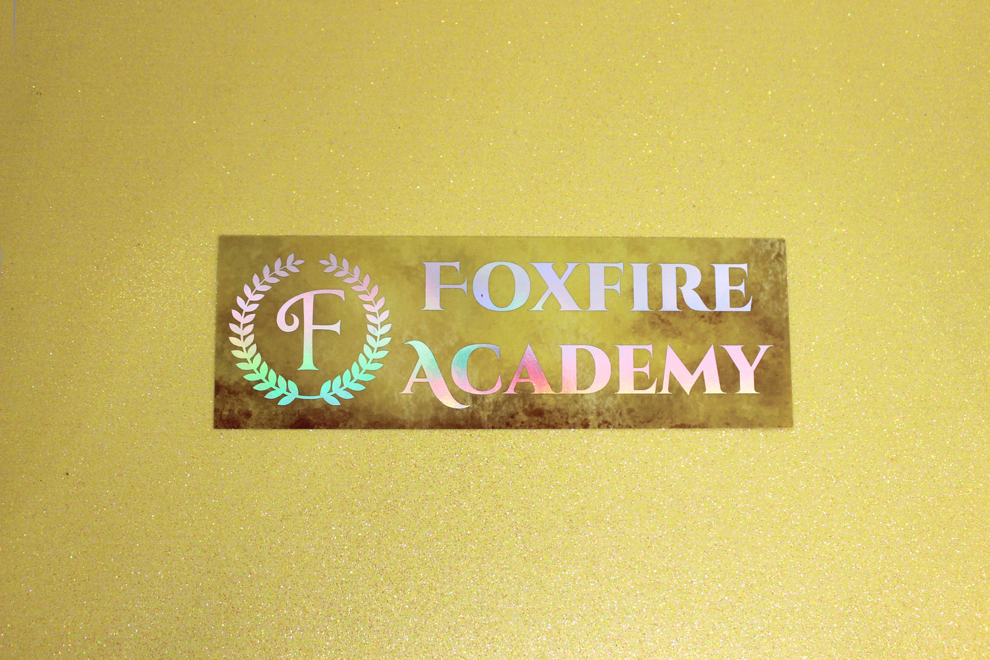 Keeper of the Lost Cities Foxfire Academy inspired Holographic Foil Bookmark | Double-sided bookmark | KOTLC