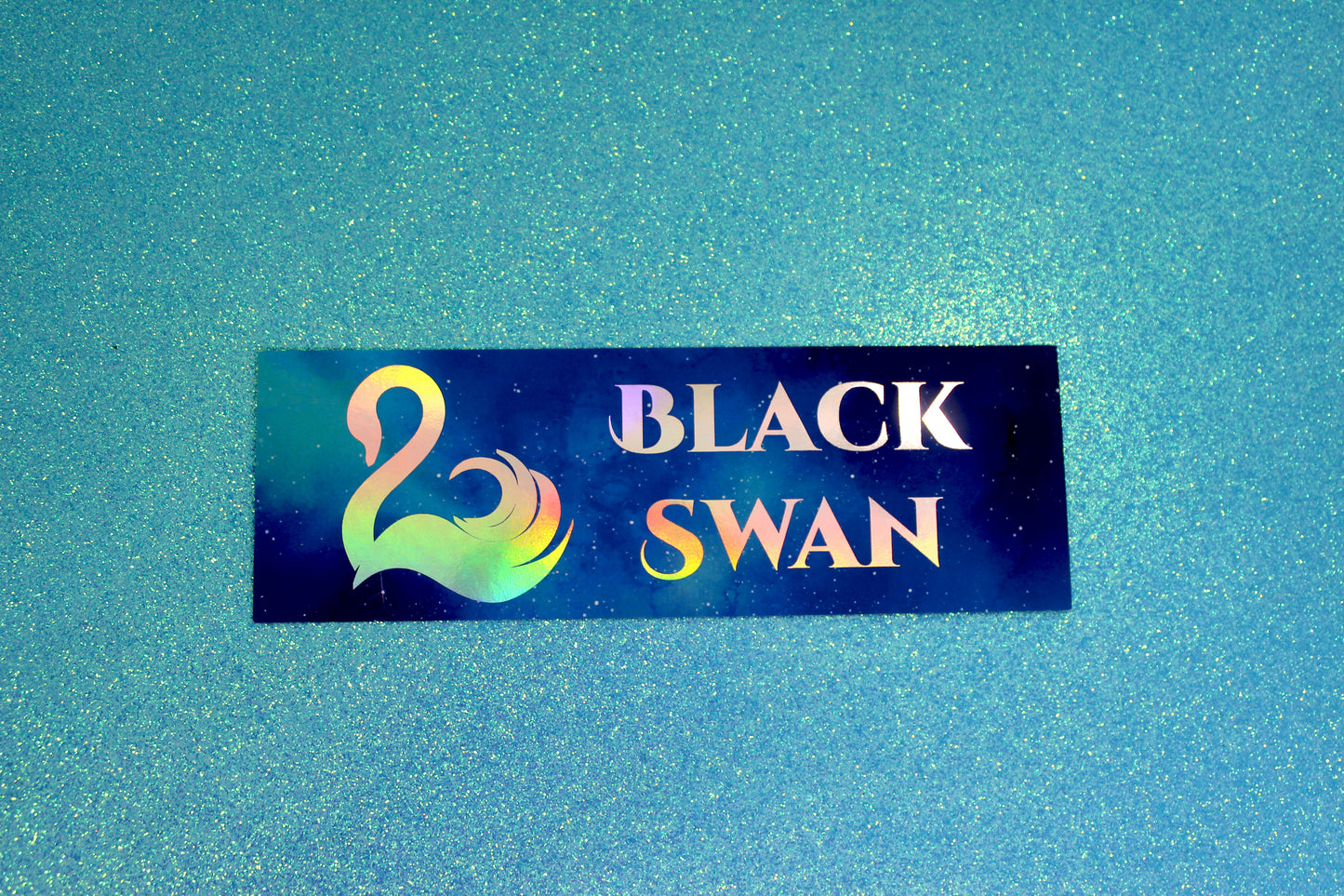 Keeper of the Lost Cities Black Swan inspired Holographic Foil Bookmark | Double-sided bookmark | KOTLC