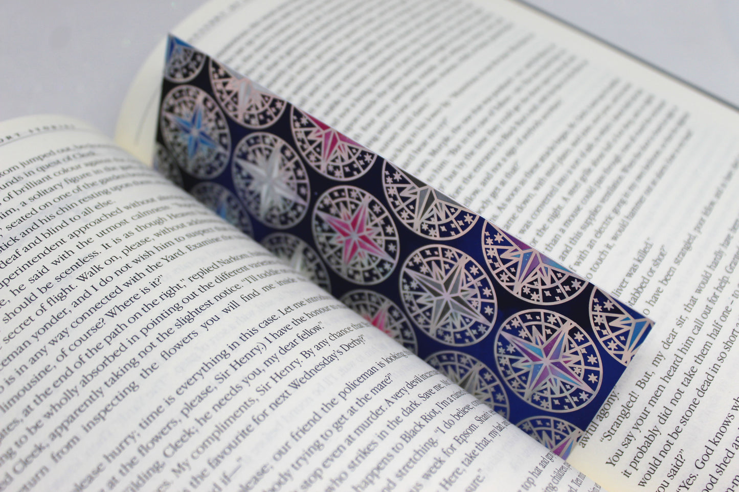 Keeper of the Lost Cities Unmapped Stars inspired Holographic Foil Bookmark | Double-sided bookmark | KOTLC