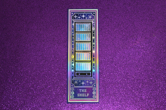 The Shelf Tarot inspired Holographic Foil Bookmark | Double-sided bookmark