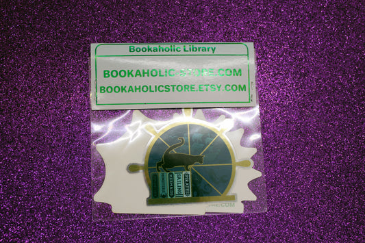 Literary Genre Window Sticker Pack | Sci-Fi, Horror & Nautical Fiction | Mirror Bookish Vinyl Stickers