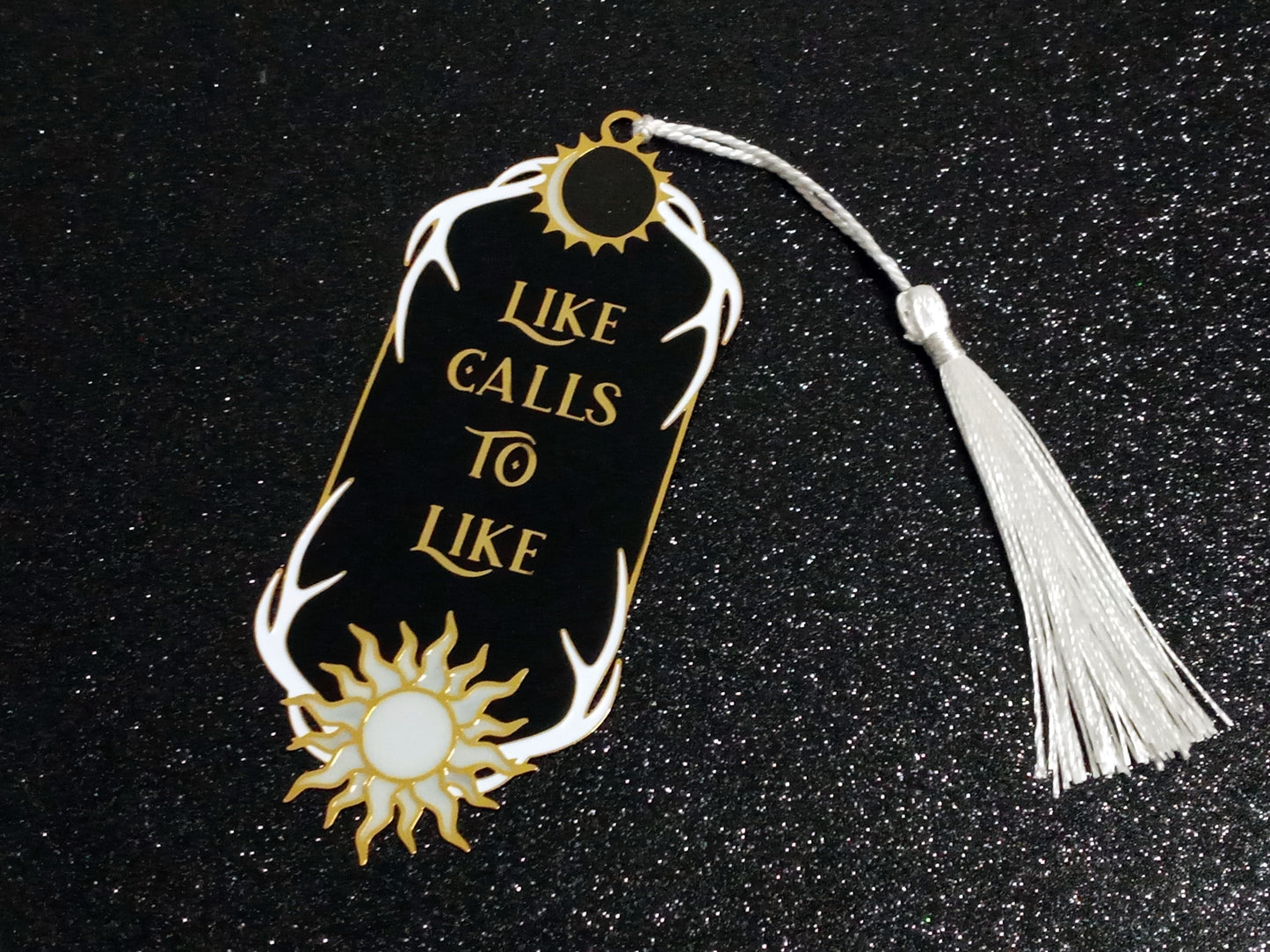 Shadow and Bone inspired bookish metal bookmark