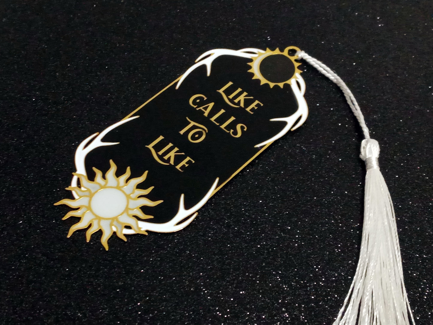 Shadow and Bone inspired bookish metal bookmark