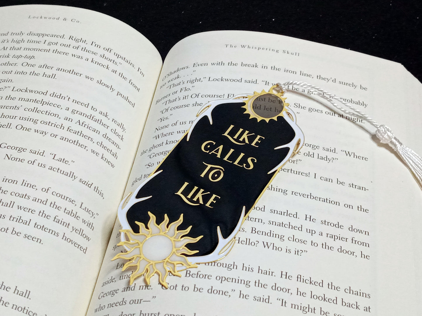 Shadow and Bone inspired bookish metal bookmark