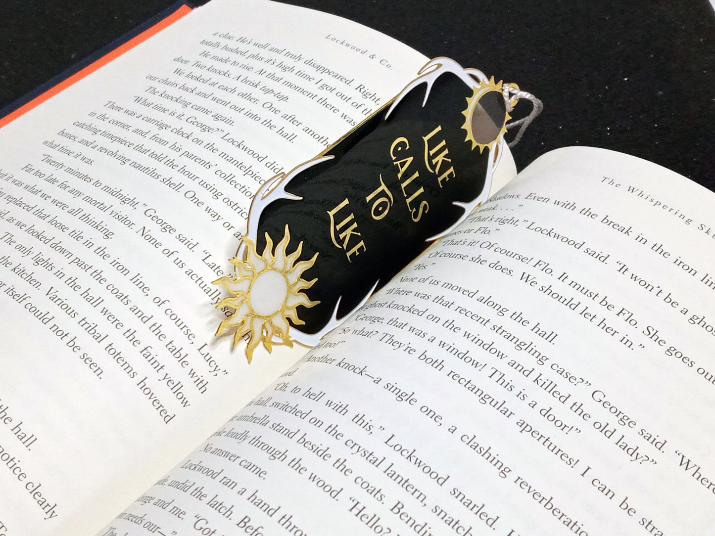 Shadow and Bone inspired bookish metal bookmark