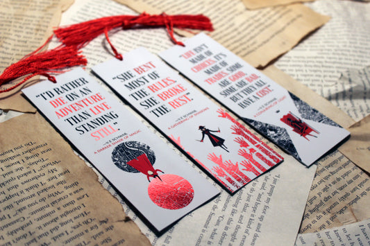 A Darker Shade of Magic foil Bookmark Set