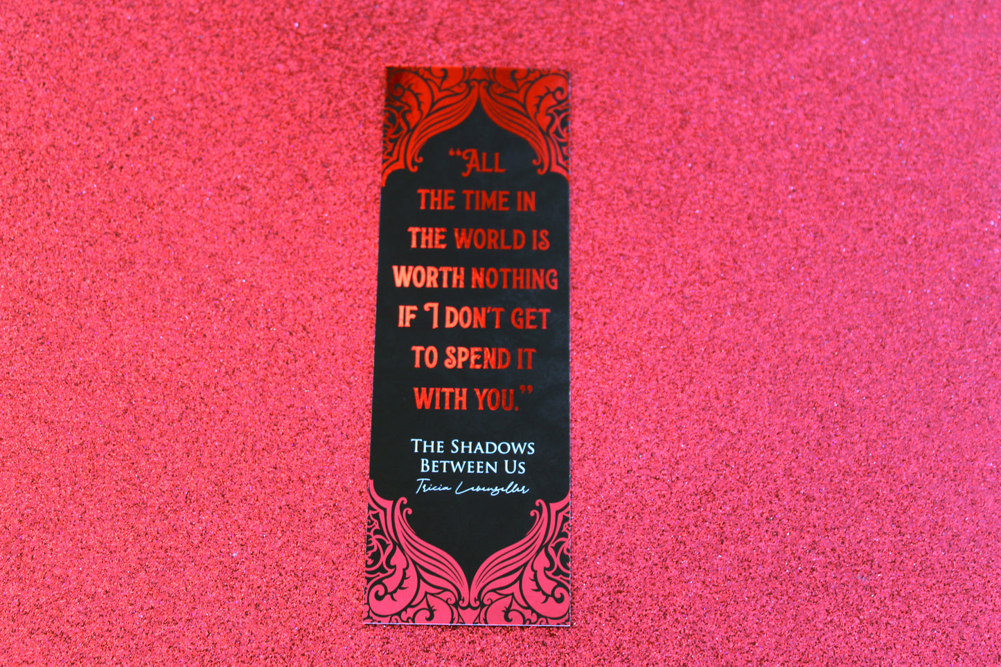 The Shadows Between Us inspired bookish foil bookmark