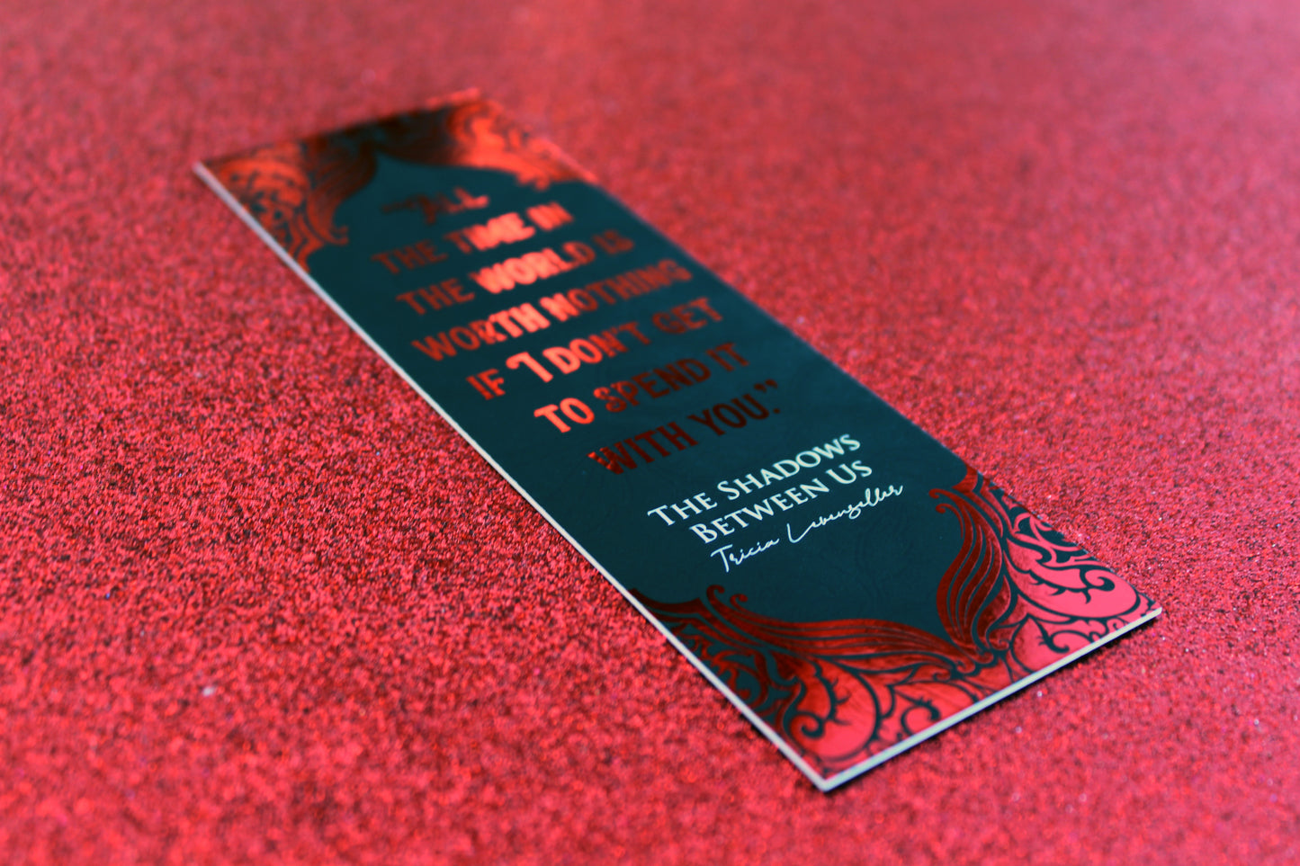 The Shadows Between Us inspired bookish foil bookmark