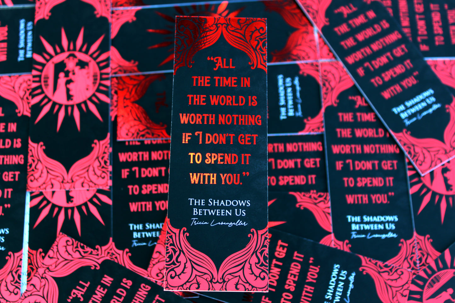 The Shadows Between Us inspired bookish foil bookmark