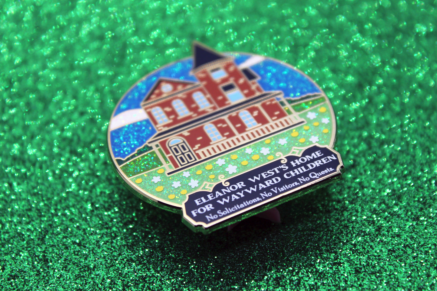 Wayward Children Eleanor West's Home inspired bookish enamel pin