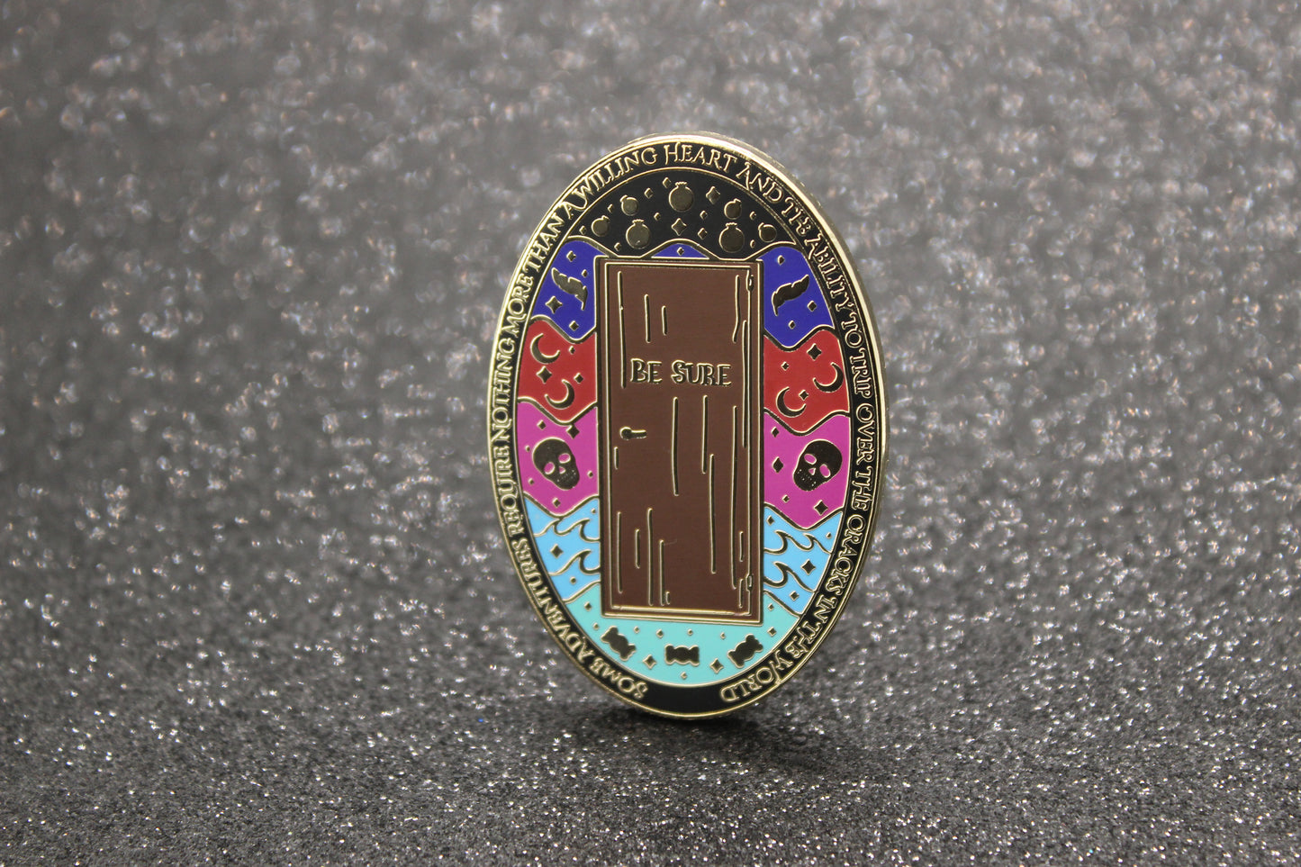 Wayward Children inspired bookish enamel pin