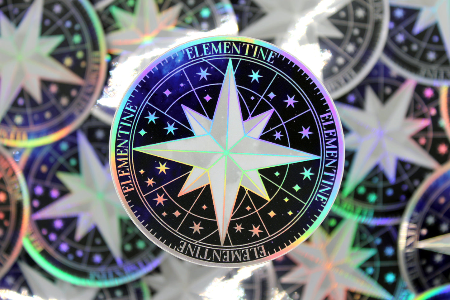 Keeper of the Lost Cities inspired bookish holographic vinyl sticker unmapped stars