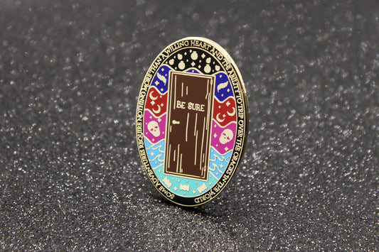 Wayward Children inspired bookish enamel pin