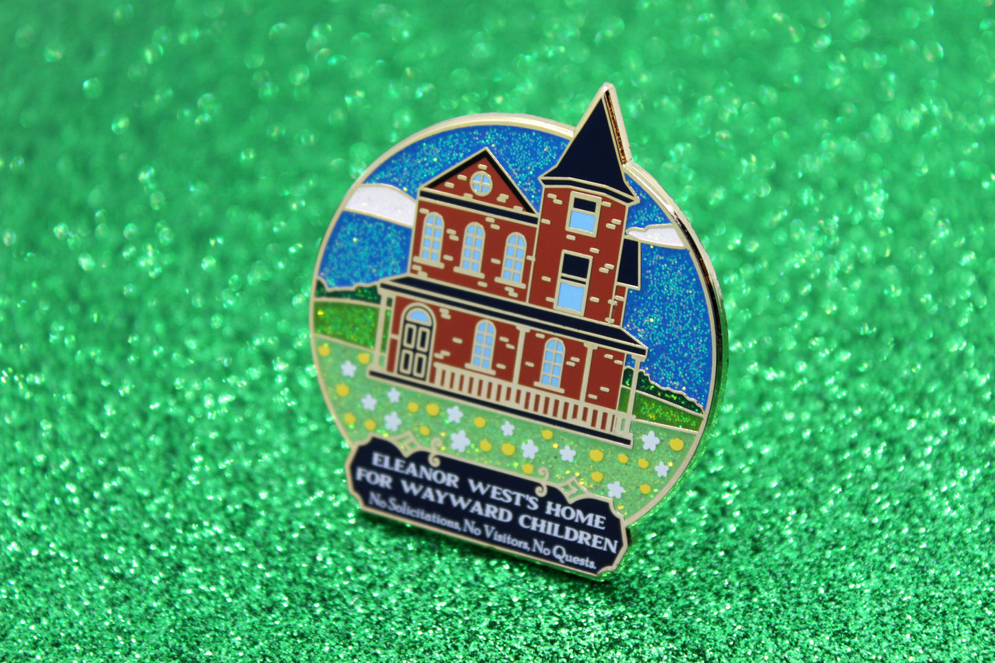 Wayward Children Eleanor West's Home inspired bookish enamel pin