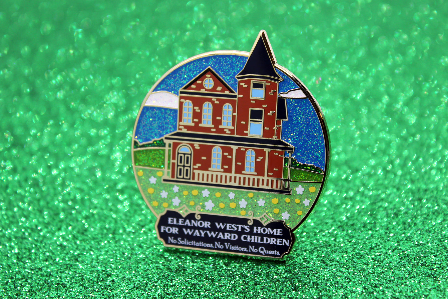 Wayward Children Eleanor West's Home inspired bookish enamel pin