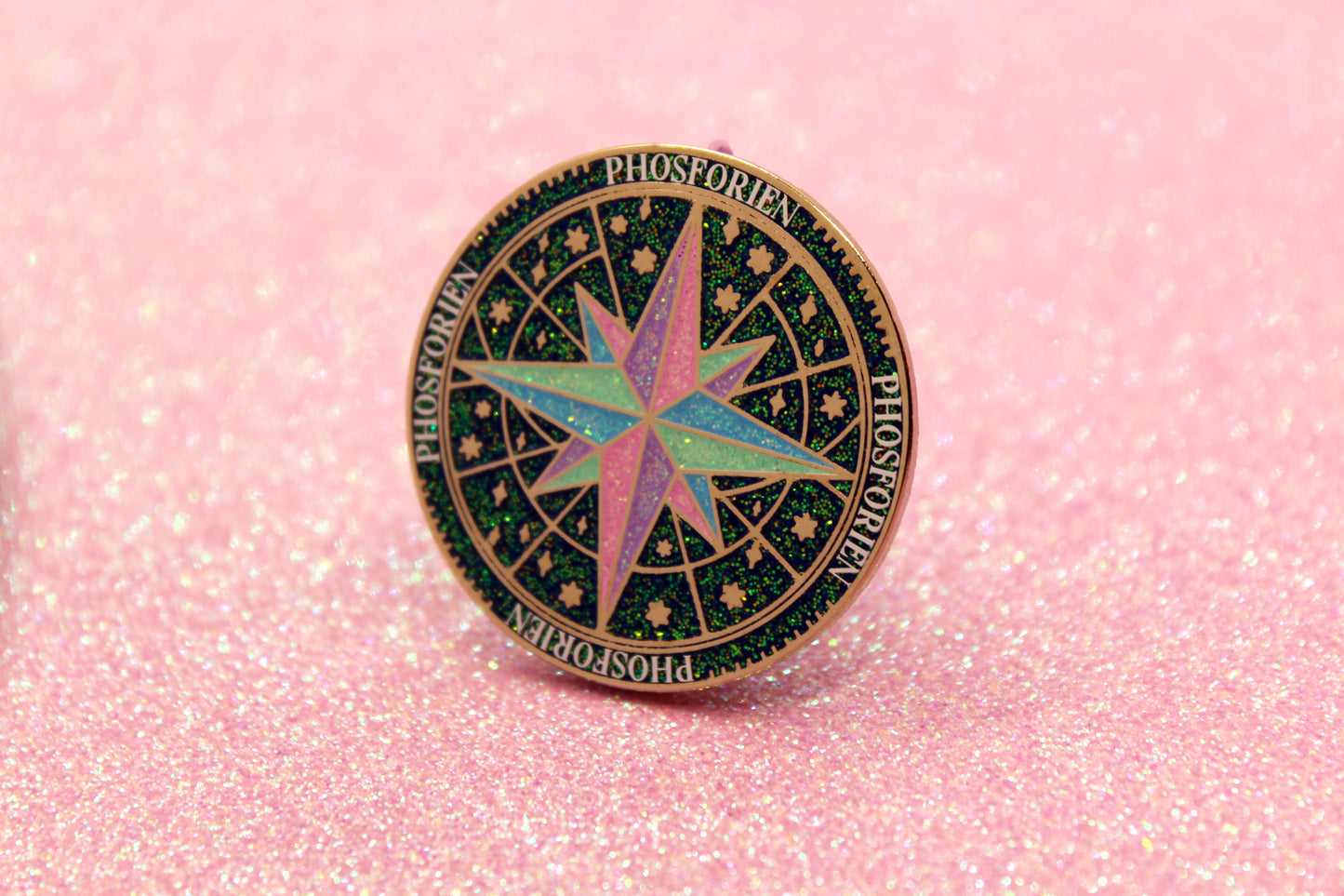 Keeper of the Lost Cities inspired bookish enamel pin unmapped stars