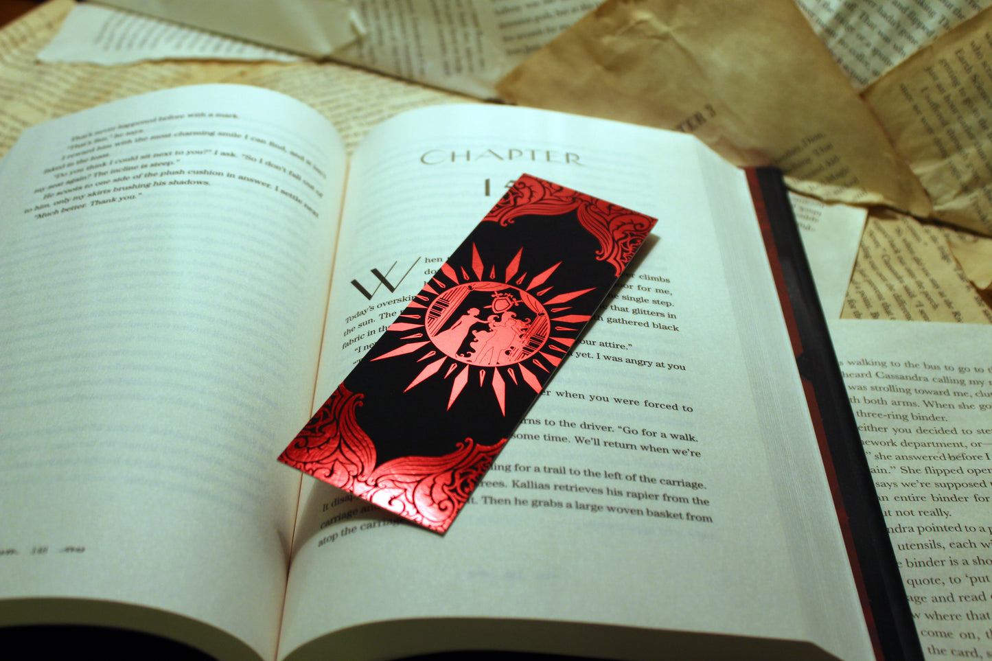 The Shadows Between Us inspired bookish foil bookmark