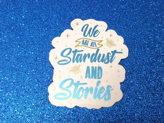 The Starless Sea inspired bookish mirror vinyl sticker