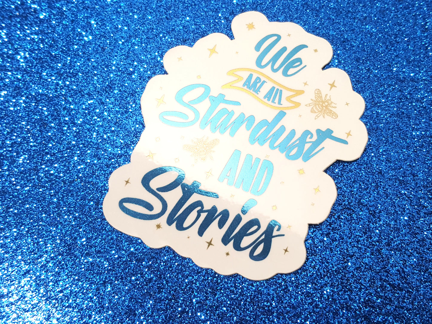 The Starless Sea inspired bookish mirror vinyl sticker